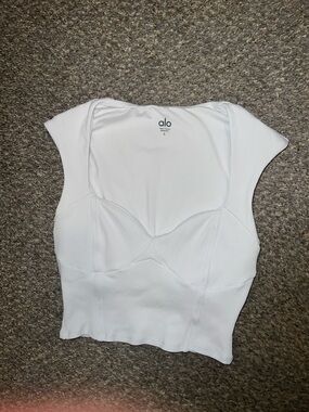 Alo white tank top. Small